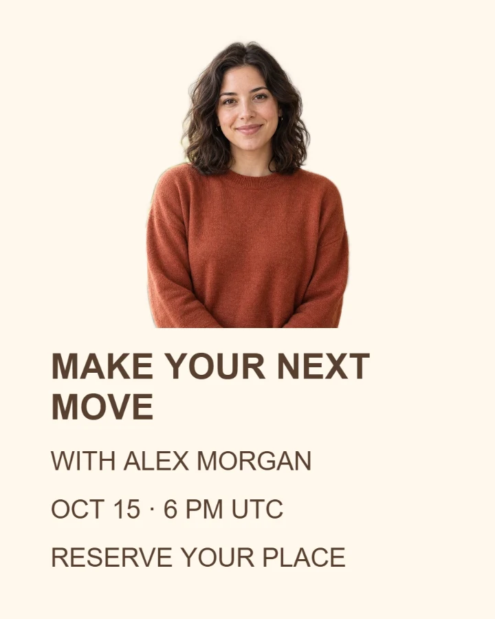 Editorial Webinar announcement layout