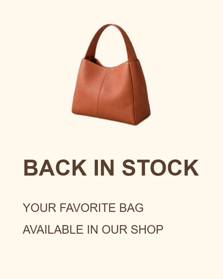 Editorial Back in stock layout